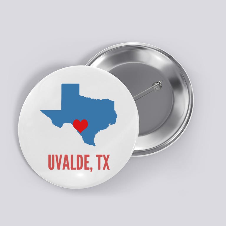 Uvalde Strong Texas Shooting School Button
