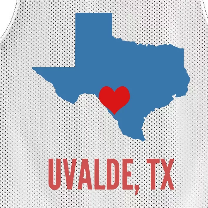 Uvalde Strong Texas Shooting School Mesh Reversible Basketball Jersey Tank