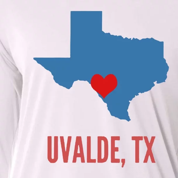 Uvalde Strong Texas Shooting School Cooling Performance Long Sleeve Crew