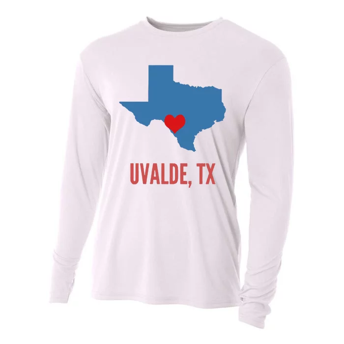 Uvalde Strong Texas Shooting School Cooling Performance Long Sleeve Crew