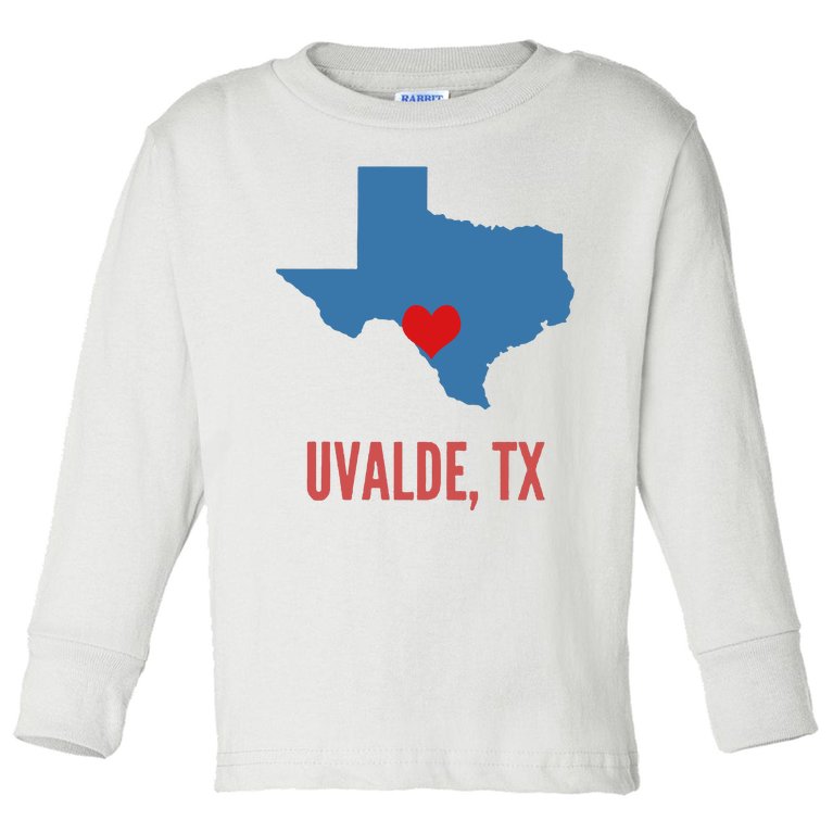 Uvalde Strong Texas Shooting School Toddler Long Sleeve Shirt