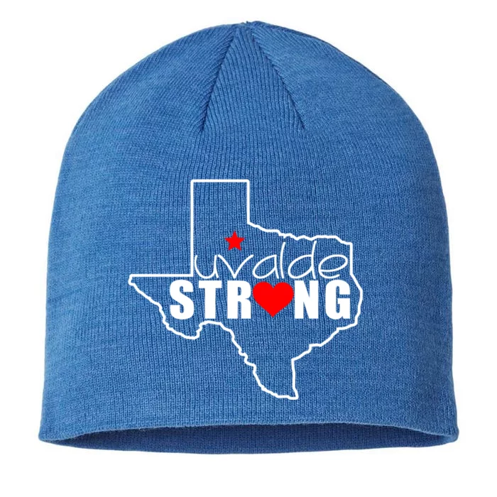 Uvalde Strong Texas Map Heart 8 1/2in Sustainable Knit Beanie