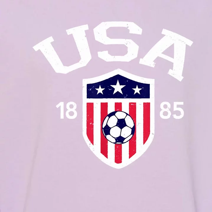 USA Soccer Team Ball Shirt America Soccer Team 2022 Garment-Dyed Sweatshirt