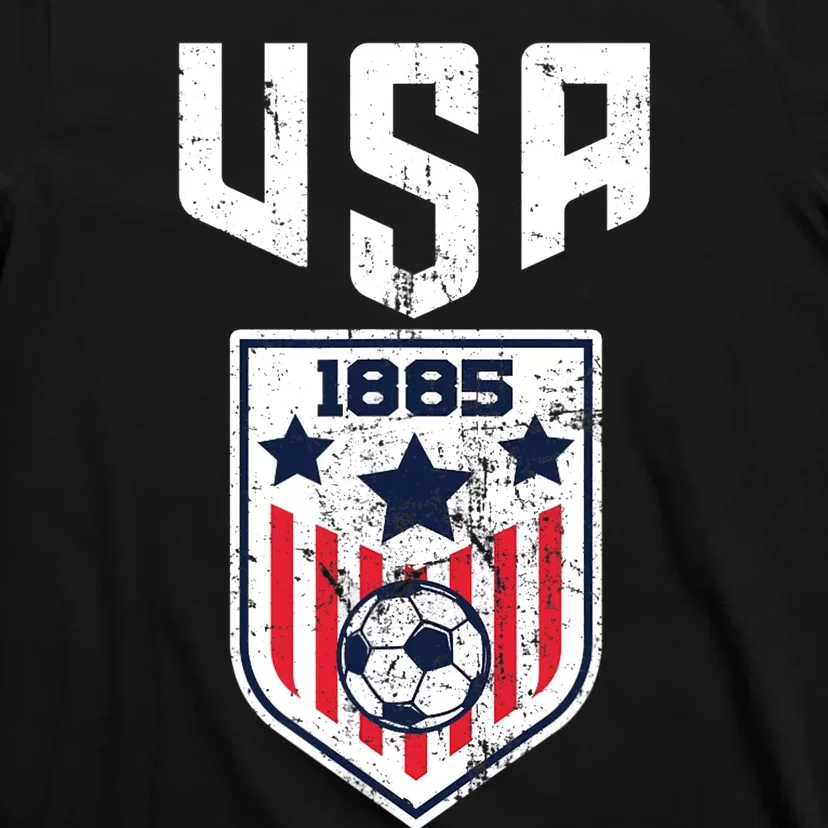 USA Soccer Team 1885 Cool Futbol Equipment T-Shirt