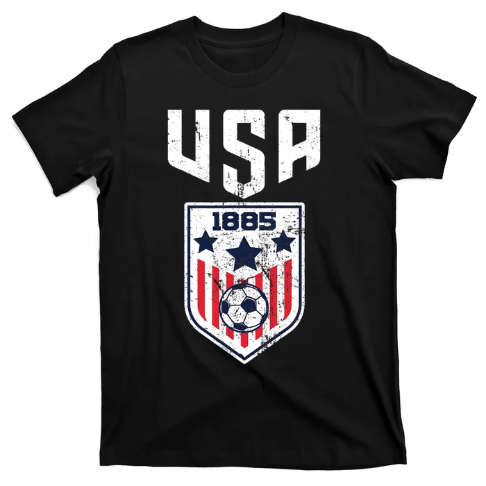 USA Soccer Team 1885 Cool Futbol Equipment T-Shirt