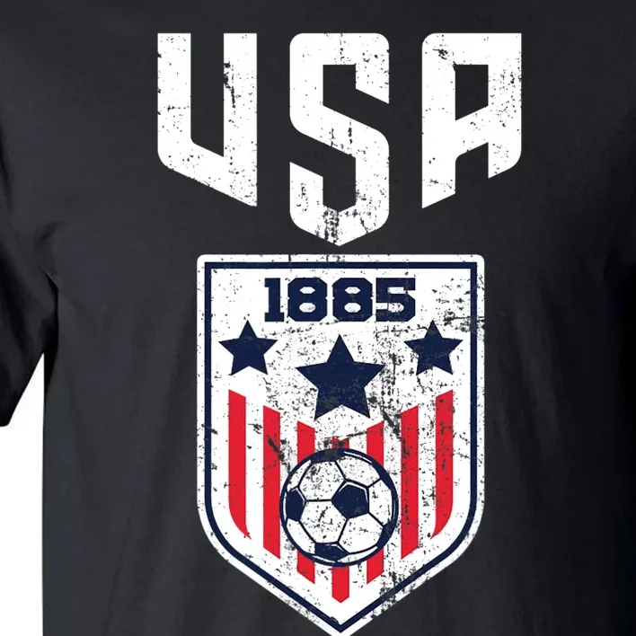 USA Soccer Team 1885 Cool Futbol Equipment Tall T-Shirt