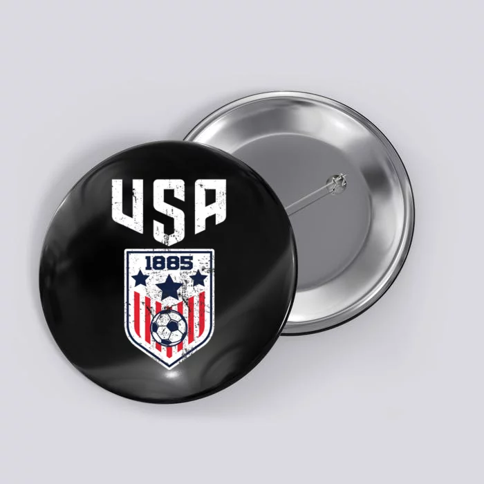 USA Soccer Team 1885 Cool Futbol Equipment Button