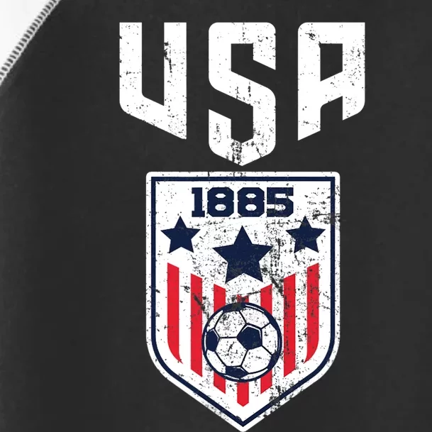 USA Soccer Team 1885 Cool Futbol Equipment Toddler Fine Jersey T-Shirt