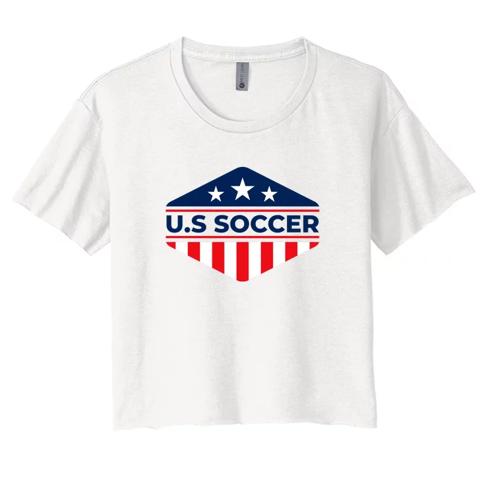 Usa Soccer Team Women's Crop Top Tee