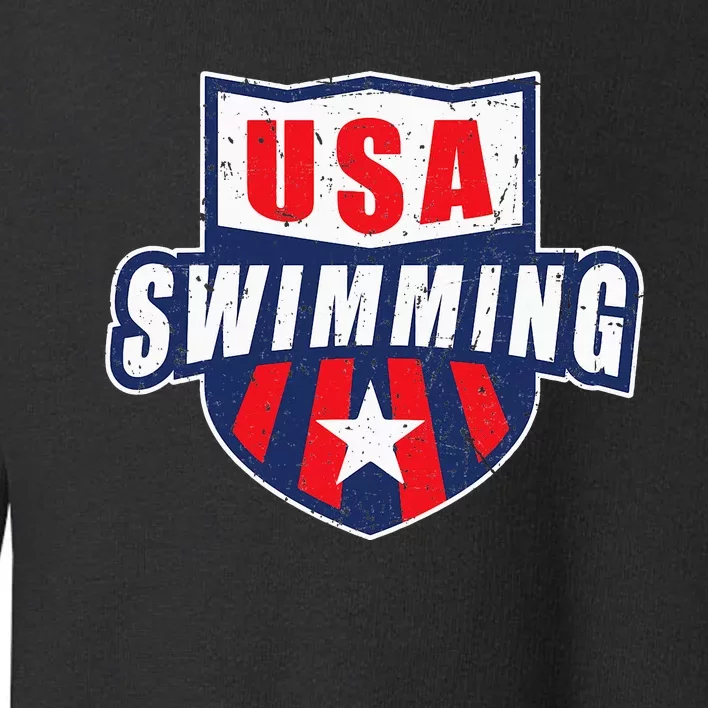 USA Swimming Team Sports Athlete US Swim Toddler Sweatshirt