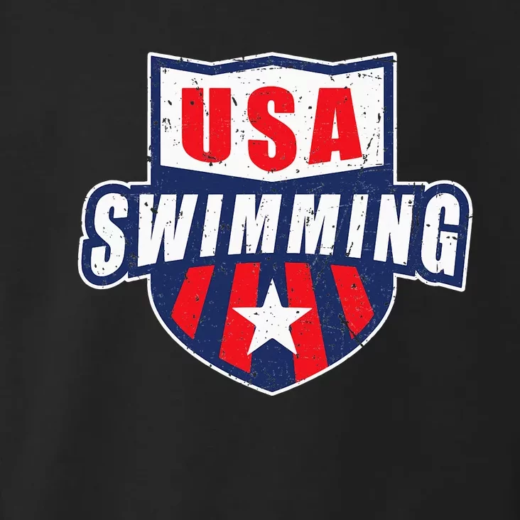 USA Swimming Team Sports Athlete US Swim Toddler Hoodie