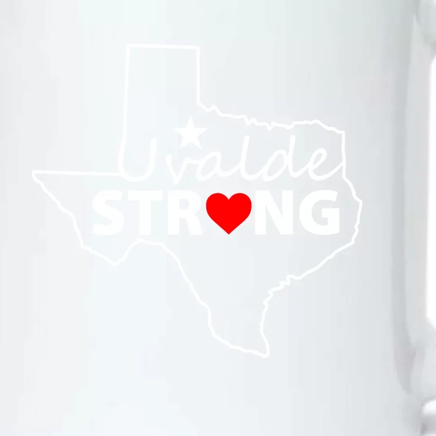 Uvalde Strong Texas Strong Black Color Changing Mug