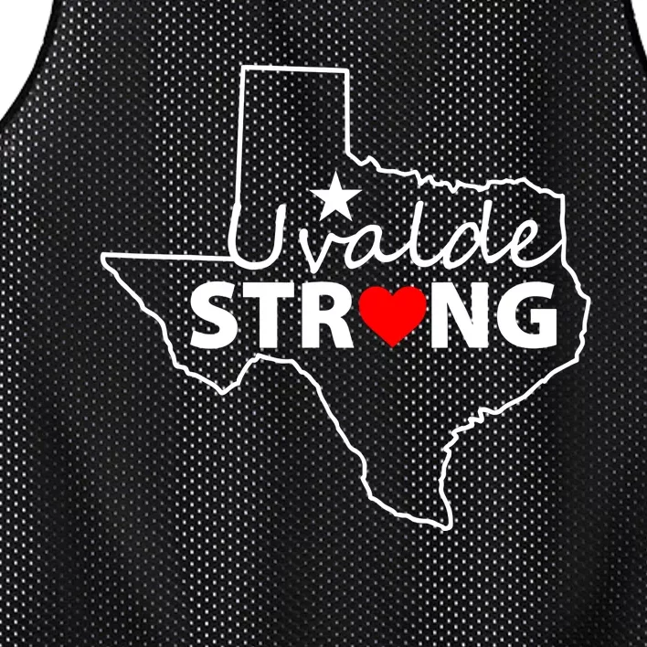 Uvalde Strong Texas Strong Mesh Reversible Basketball Jersey Tank