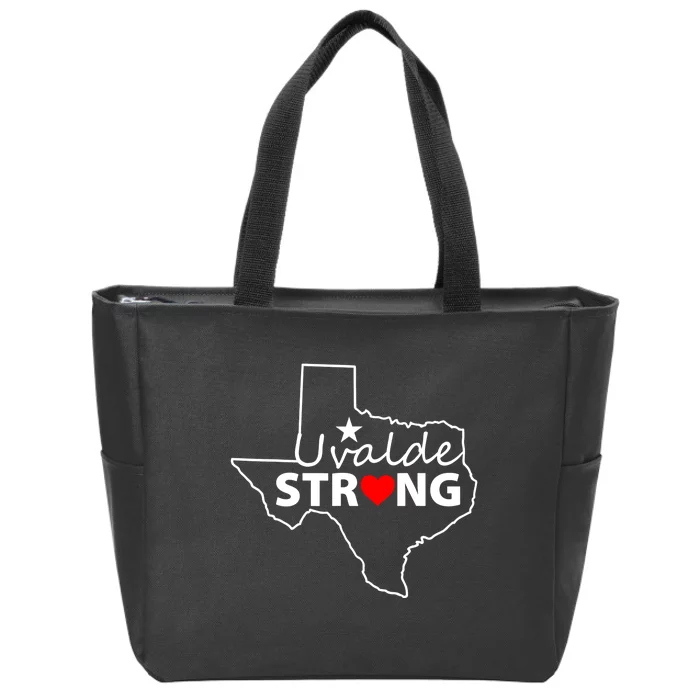 Uvalde Strong Texas Strong Zip Tote Bag