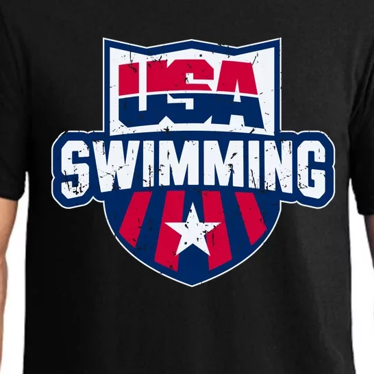 Usa Swimming Team Sports Athlete Us Swim Aquatic Pajama Set