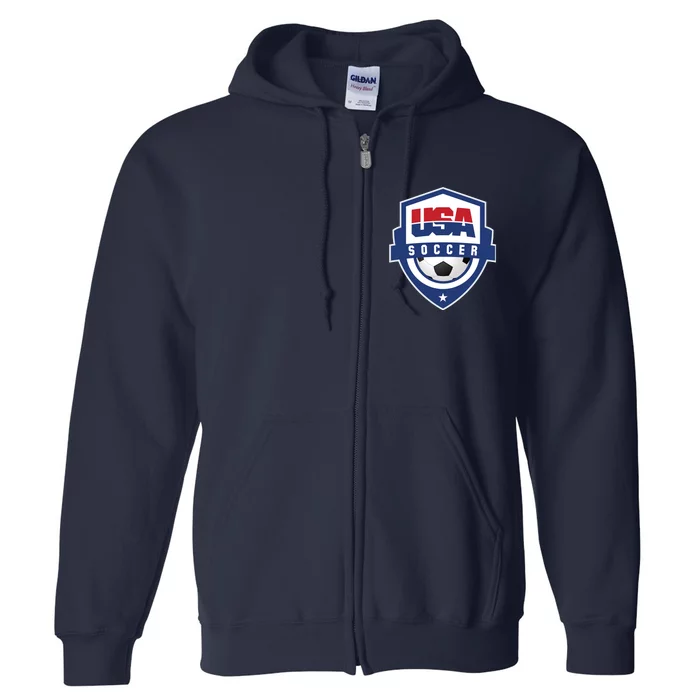 US Soccer Team USA Full Zip Hoodie