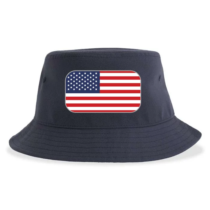 US Team Flag American Clothing For Sports Events Sustainable Bucket Hat