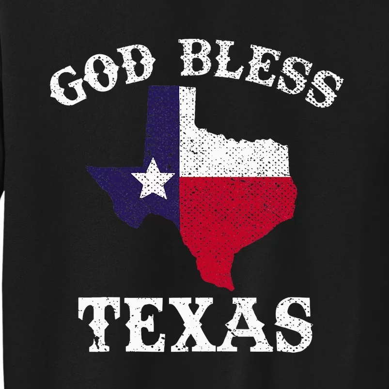 Us State Texas Flag Texan God Bless Texas Sweatshirt