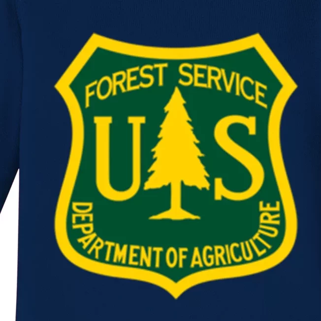 United States Us Forest Service Departt Of Agriculture Gift Baby Long Sleeve Bodysuit