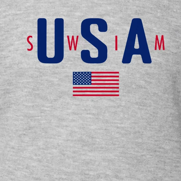 Usa Swim  Usa Summer Swimming 2024 Games Toddler Sweatshirt