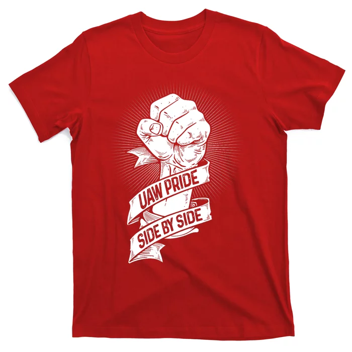 UAW Strike United Auto Workers Picket Sign Support Labor Union Strikers T-Shirt