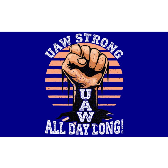 UAW Strong UAW Proud Union Pride UAW Laborer Worker Bumper Sticker