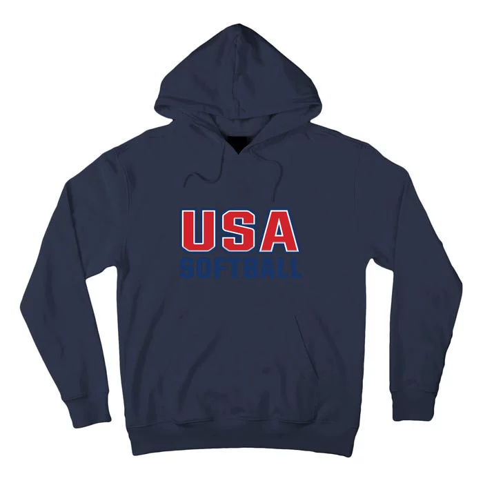 Usa Softball Tall Hoodie