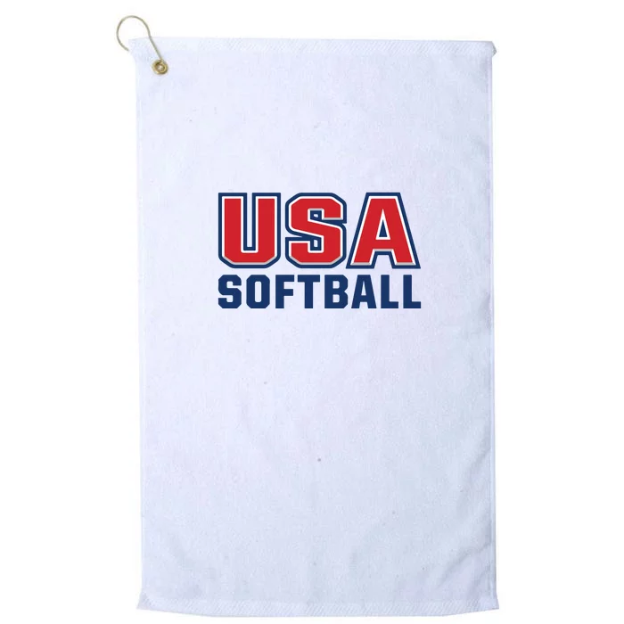 Usa Softball Platinum Collection Golf Towel