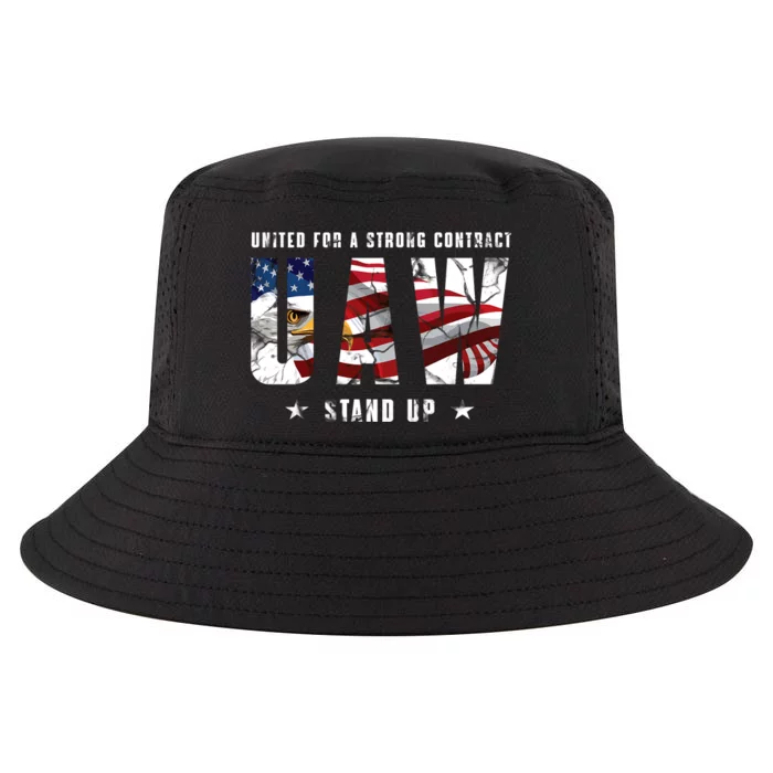 UAW Strong UAW Union UAW Laborer Worker Cool Comfort Performance Bucket Hat