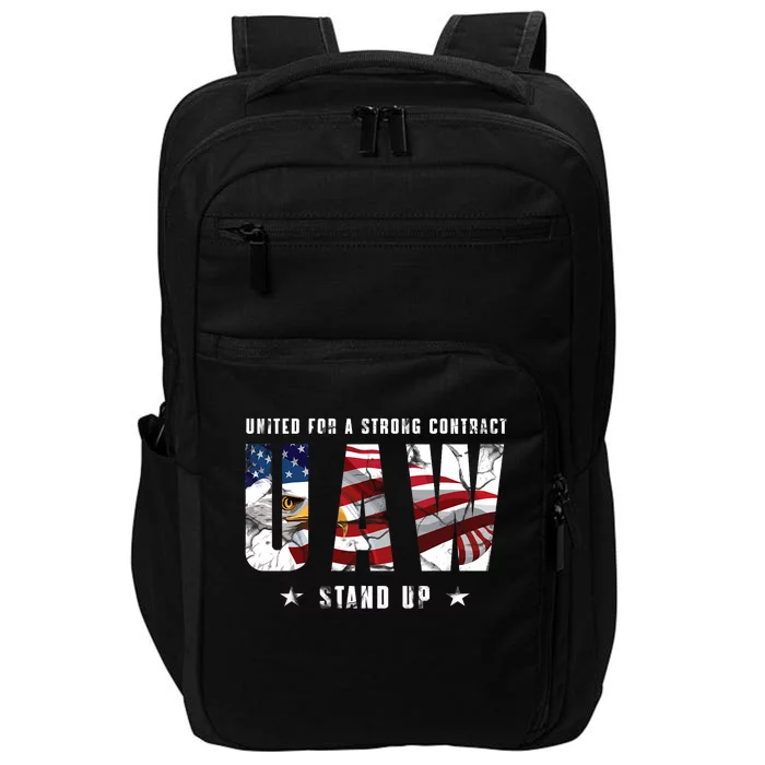 UAW Strong UAW Union UAW Laborer Worker Impact Tech Backpack