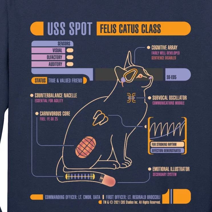 Uss Spot Tall Long Sleeve T-Shirt