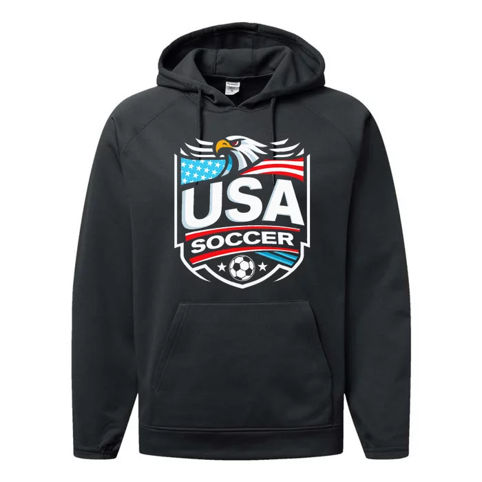 Usa Soccer Performance Fleece Hoodie