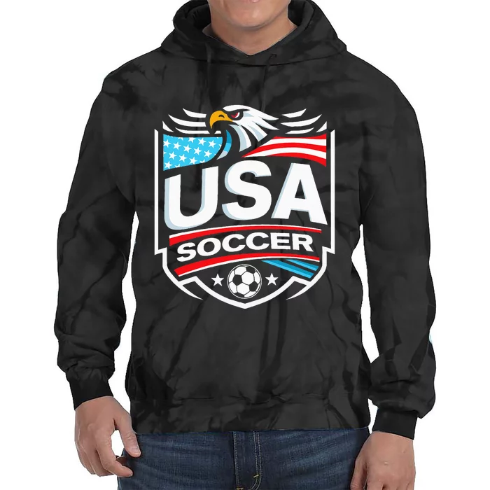 Usa Soccer Tie Dye Hoodie