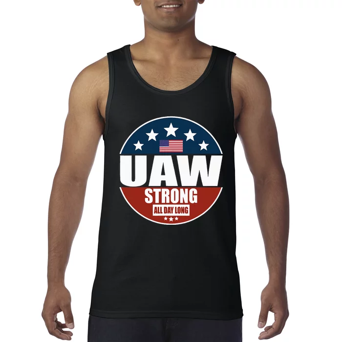 Uaw Strong Uaw Pride Uaw Laborer Worker Tank Top