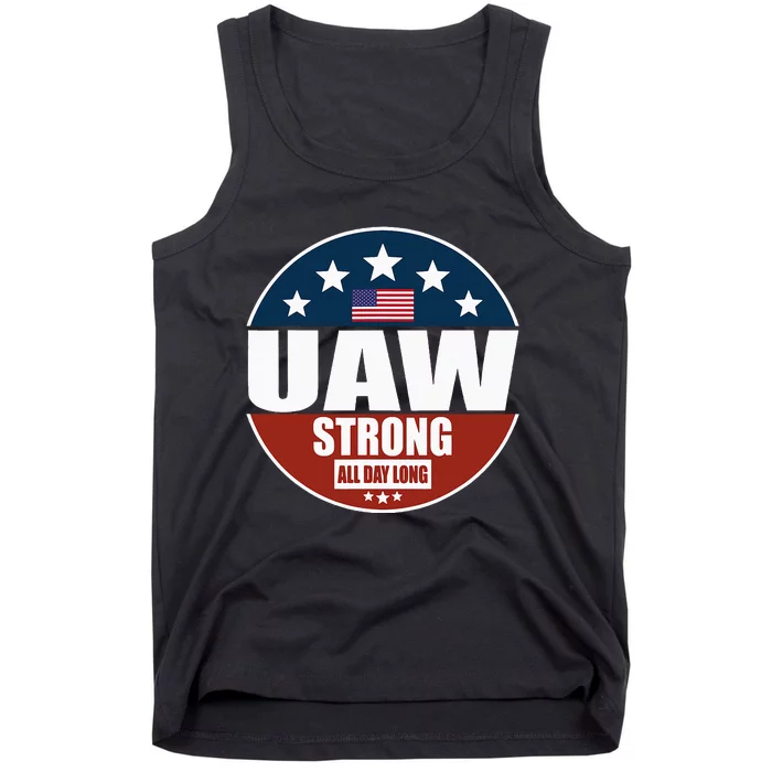 Uaw Strong Uaw Pride Uaw Laborer Worker Tank Top