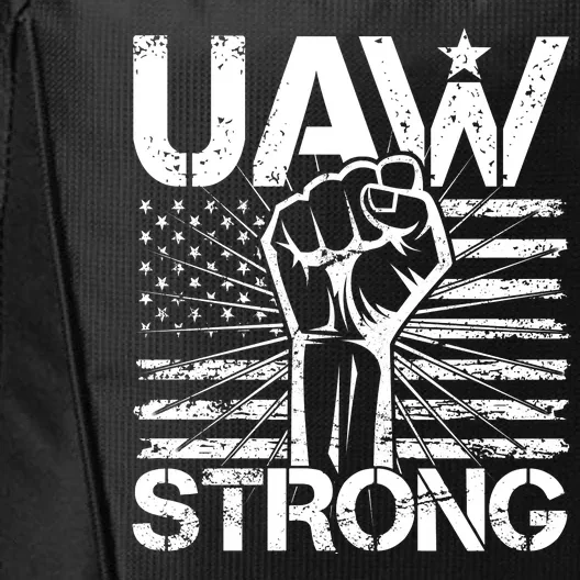 UAW Strong United Auto Workers Strike City Backpack