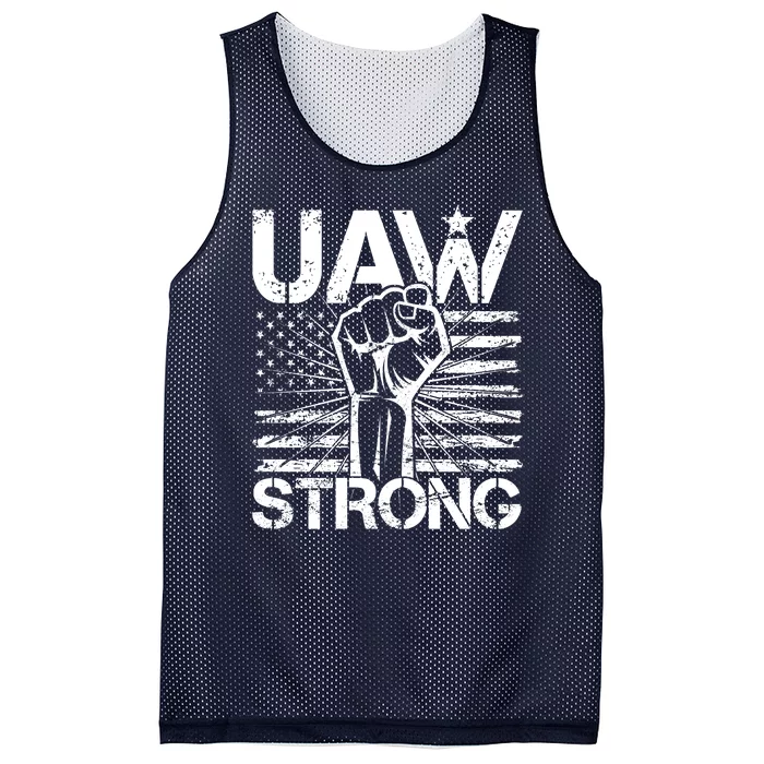 UAW Strong United Auto Workers Strike Mesh Reversible Basketball Jersey Tank