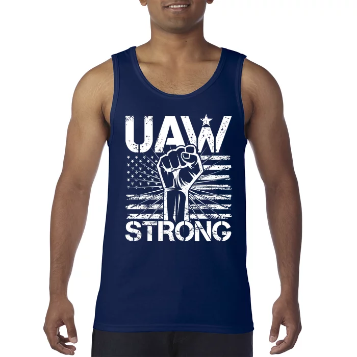 UAW Strong United Auto Workers Strike Tank Top