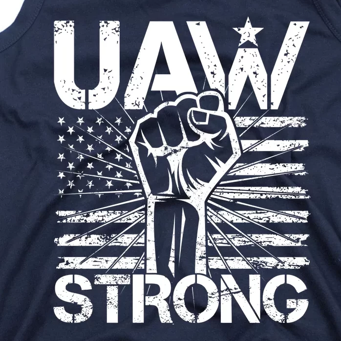 UAW Strong United Auto Workers Strike Tank Top