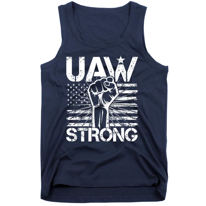 UAW Strong United Auto Workers Strike Tank Top