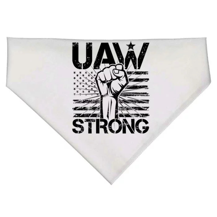 UAW Strong United Auto Workers Strike USA-Made Doggie Bandana