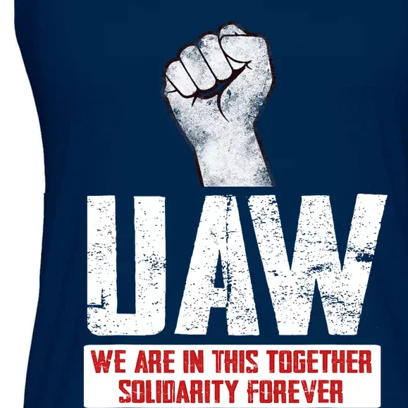 UAW Strike United Auto Workers Union UAW Strong Ladies Essential Flowy Tank