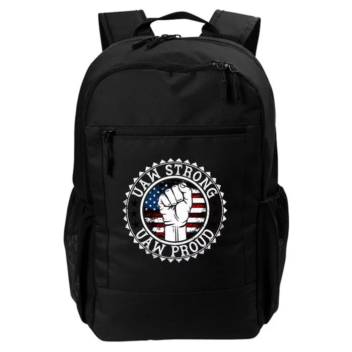 UAW Strong UAW Proud Union Pride UAW Laborer Worker Daily Commute Backpack