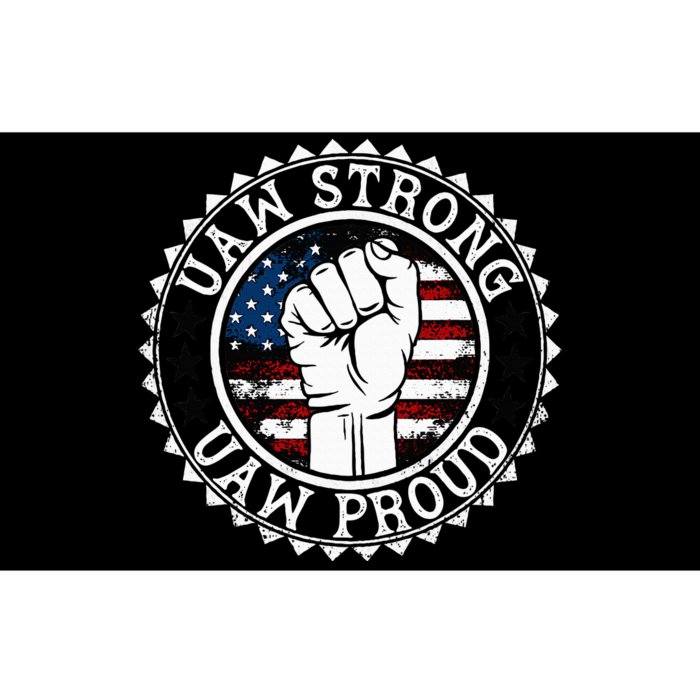 UAW Strong UAW Proud Union Pride UAW Laborer Worker Bumper Sticker