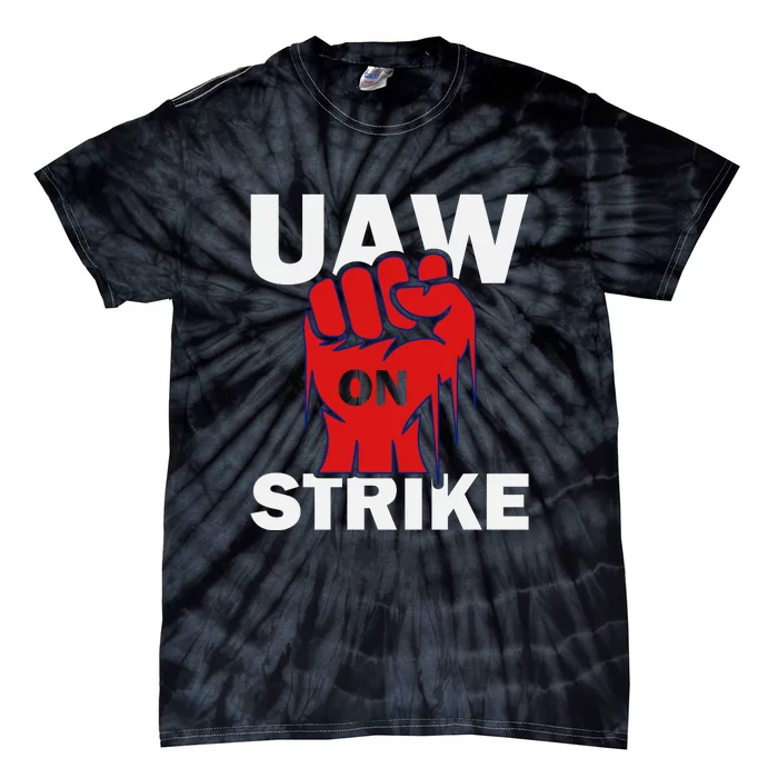 UAW Strike United Auto Workers UAW Tie-Dye T-Shirt