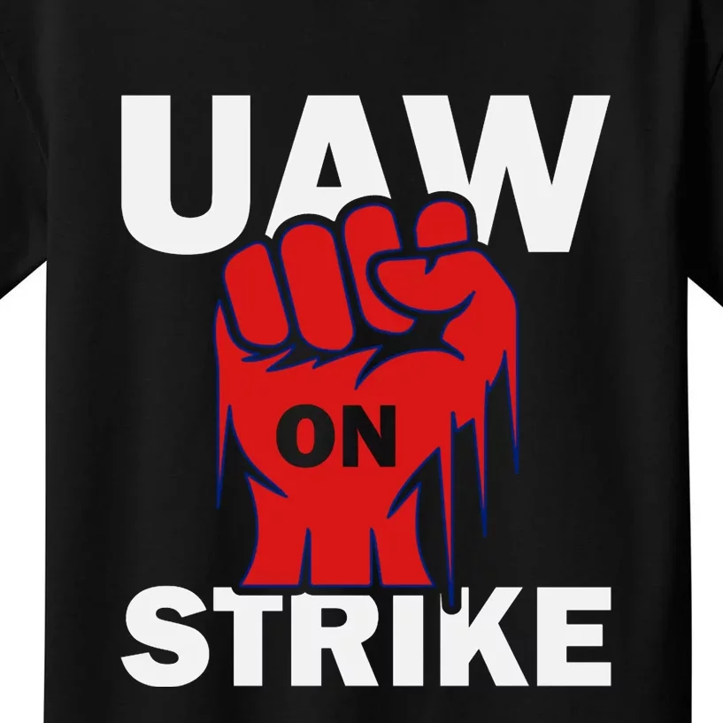 UAW Strike United Auto Workers UAW Kids T-Shirt