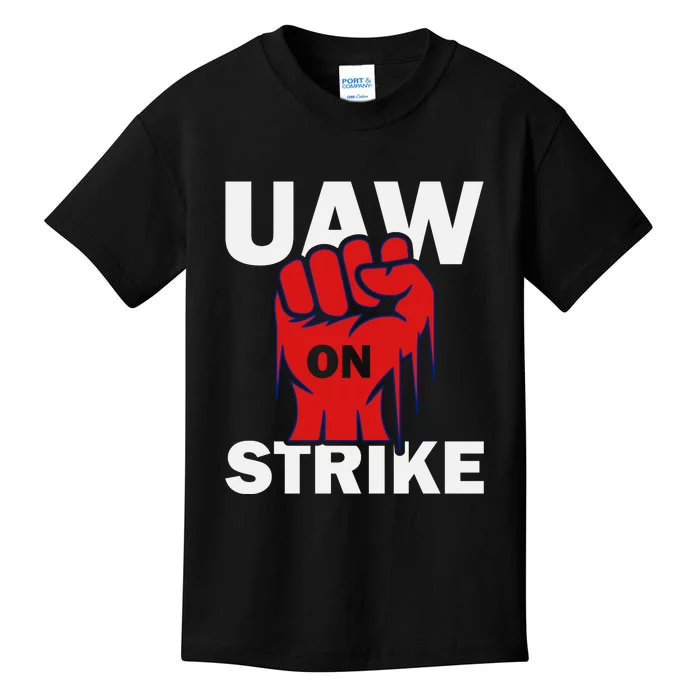 UAW Strike United Auto Workers UAW Kids T-Shirt