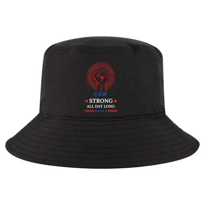 Uaw Strike United Auto Workers Union Uaw Strong Stand Up Uaw Cool Comfort Performance Bucket Hat