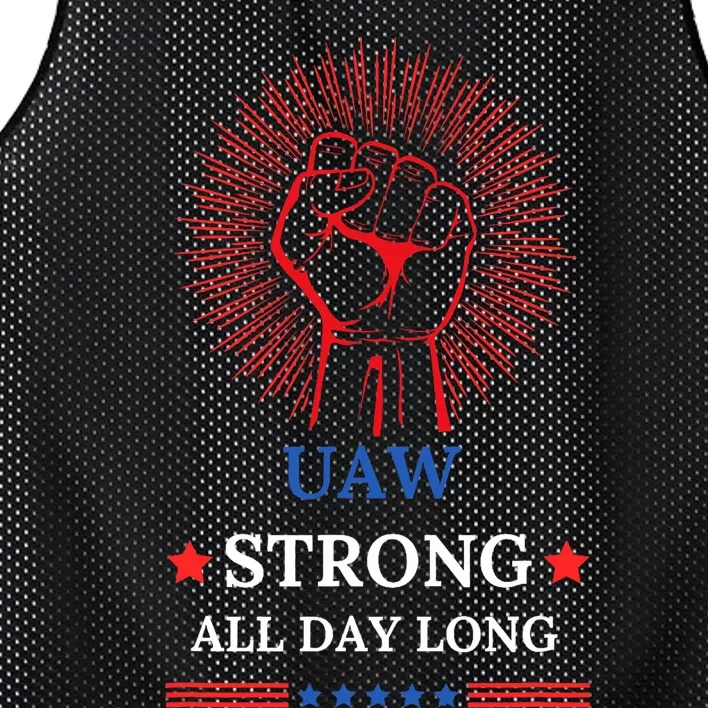 Uaw Strike United Auto Workers Union Uaw Strong Stand Up Uaw Mesh Reversible Basketball Jersey Tank