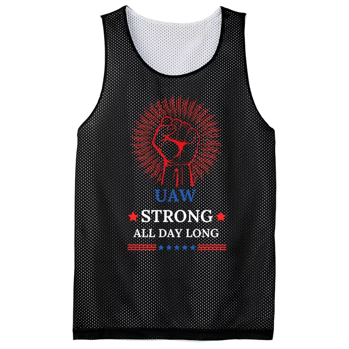 Uaw Strike United Auto Workers Union Uaw Strong Stand Up Uaw Mesh Reversible Basketball Jersey Tank